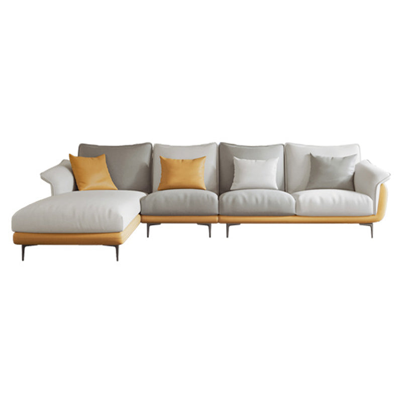 Cattolica Orange Technology Cloth 138.19"D (Left Lounge)