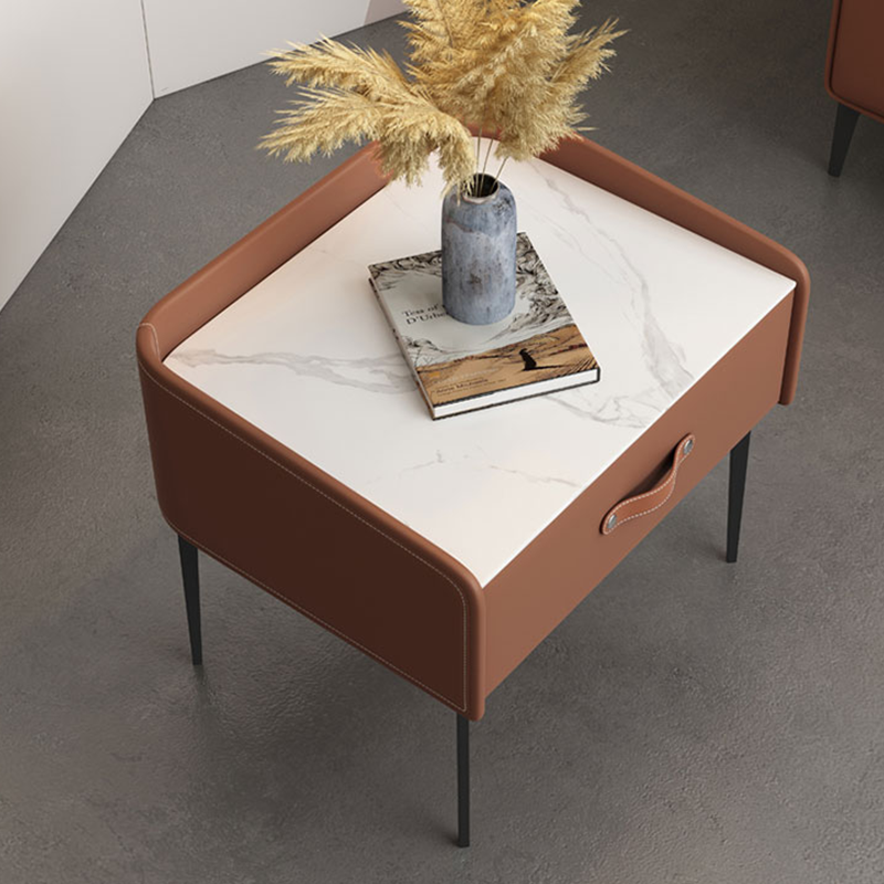 Centro Orange Slate Nightstand 19.69"D