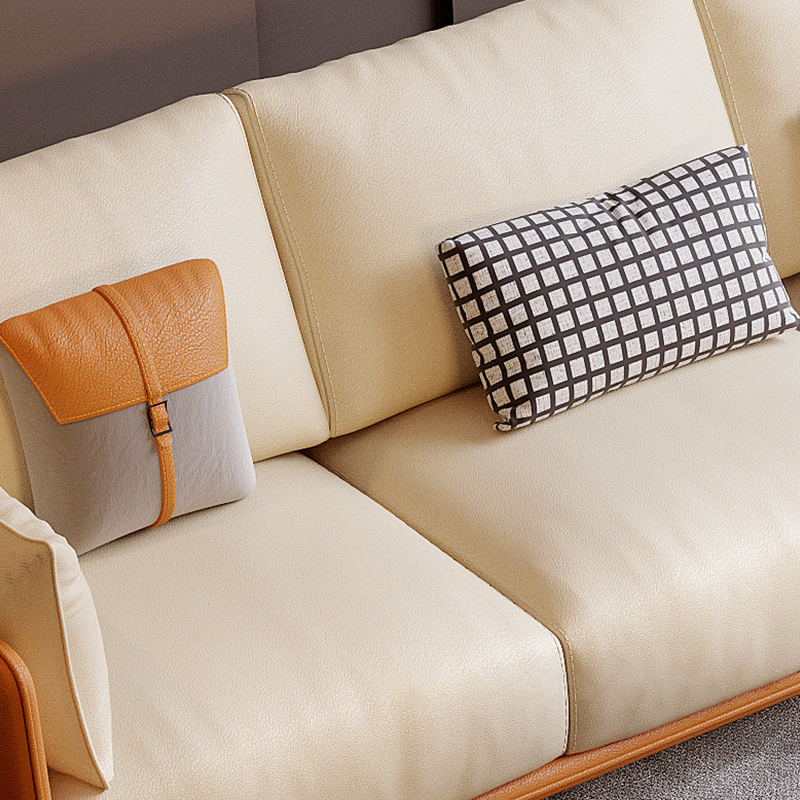 Rovigo Microfiber Leather Sofa 93.7"D+66.93"D (Left Lounge)
