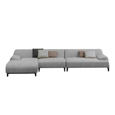 Rovigo Microfiber Leather Sofa 104.33"D+70.87"D (Right Lounge)