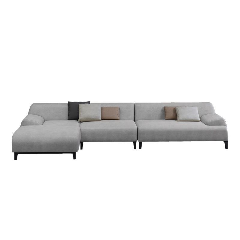 Rovigo Microfiber Leather Sofa 104.33"D+70.87"D (Right Lounge)