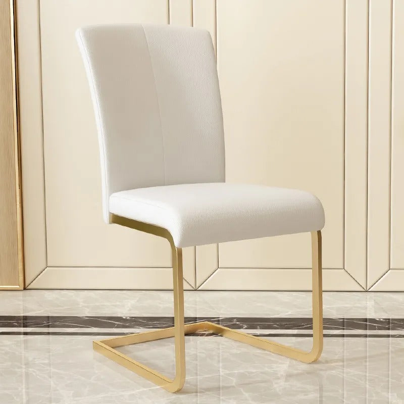 Gioia Tauro Leather Dining Chair 15.75"D (With 2 Chairs)