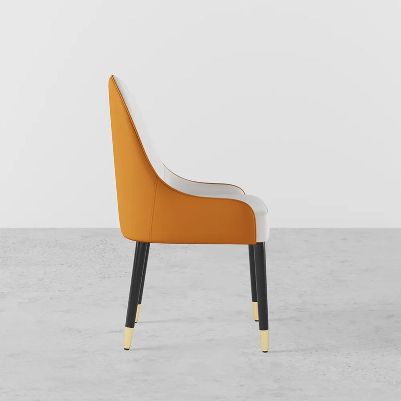 Gioia Tauro Leather Dining Chair 20.87"D (With 2 Chairs)