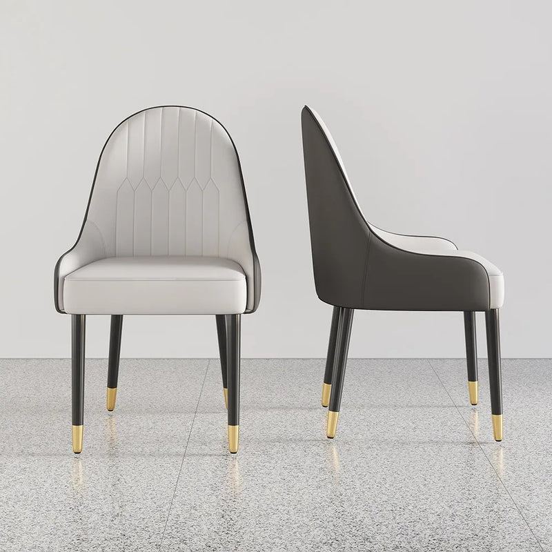 Gioia Tauro Leather Dining Chair 20.87"D (With 2 Chairs)