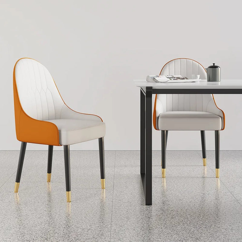 Gioia Tauro Leather Dining Chair 20.87"D (With 2 Chairs)