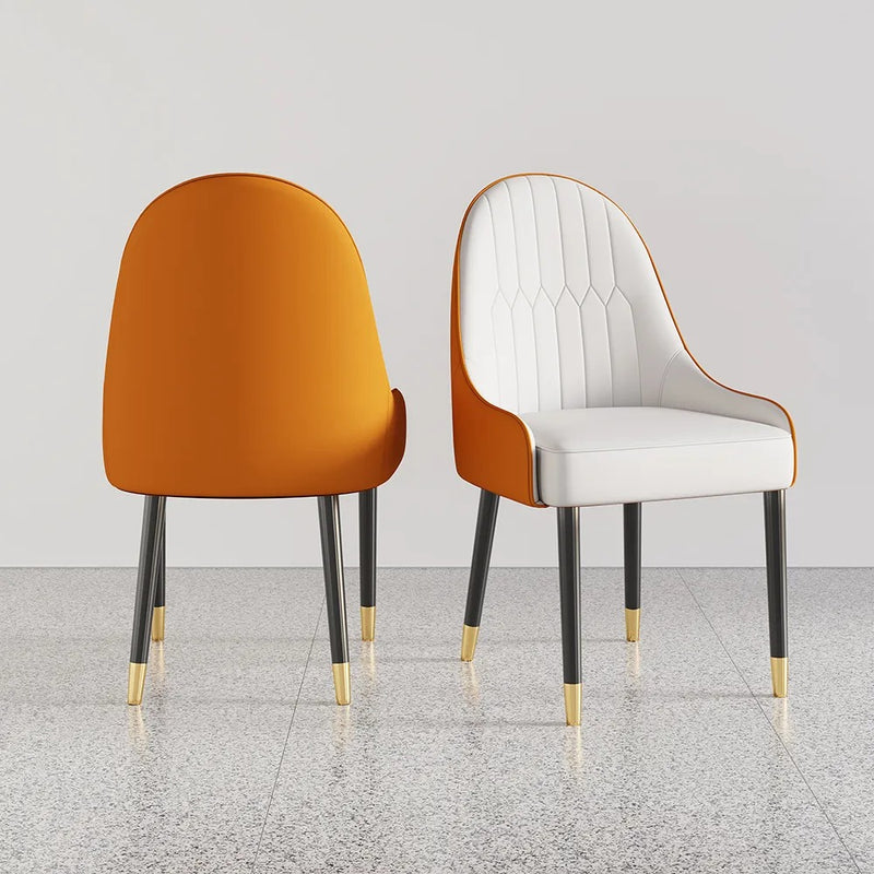 Gioia Tauro Leather Dining Chair 20.87"D (With 2 Chairs)