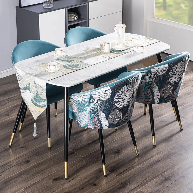 Gioia Tauro Velvet Dining Chair 17.32"D (With 2 Chairs)