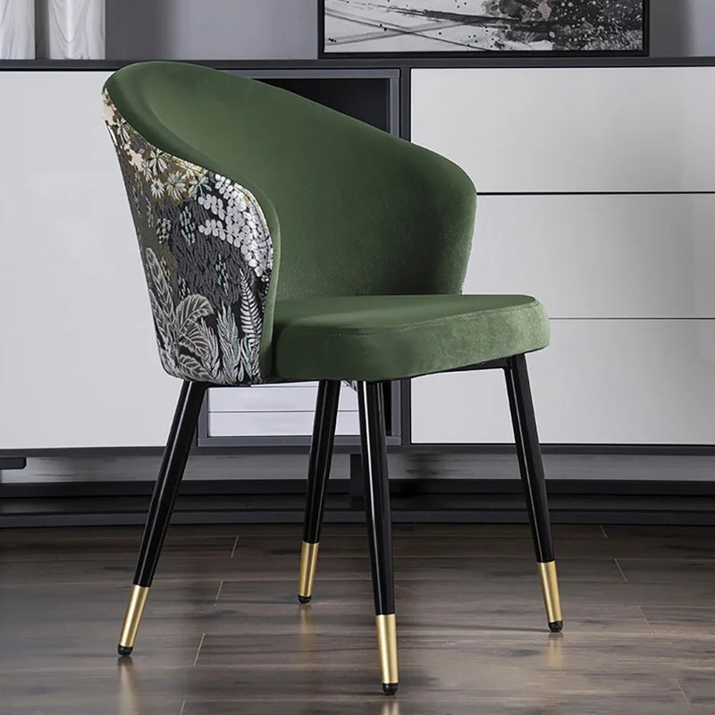 Gioia Tauro Velvet Dining Chair 17.32"D (With 2 Chairs)