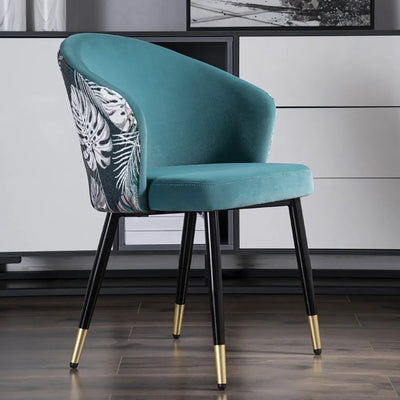 Gioia Tauro Velvet Dining Chair 17.32"D (With 2 Chairs)