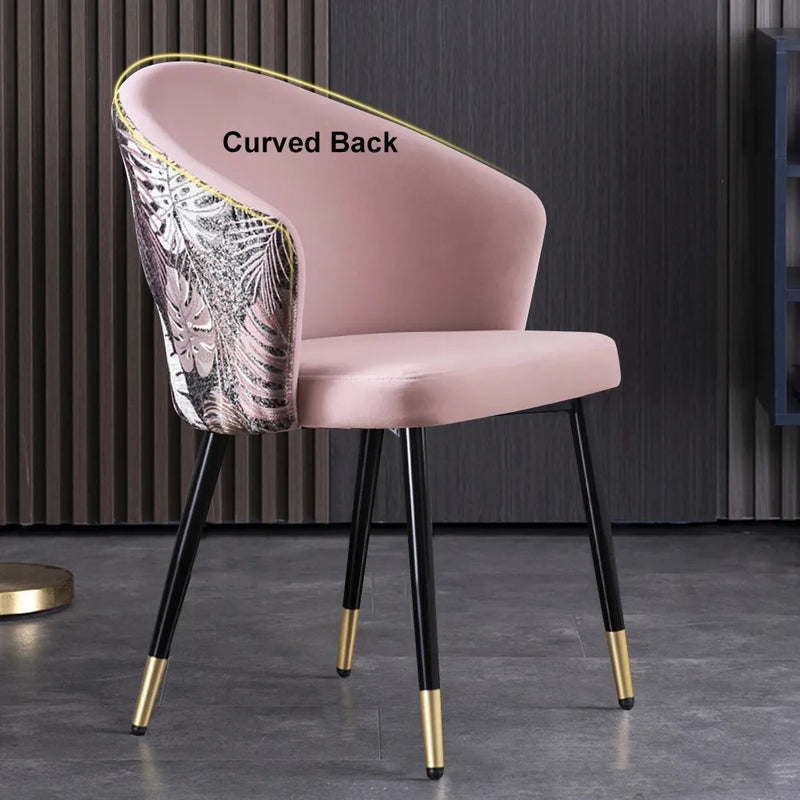 Gioia Tauro Velvet Dining Chair 17.32"D (With 2 Chairs)