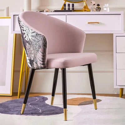 Gioia Tauro Velvet Dining Chair 17.32"D (With 2 Chairs)