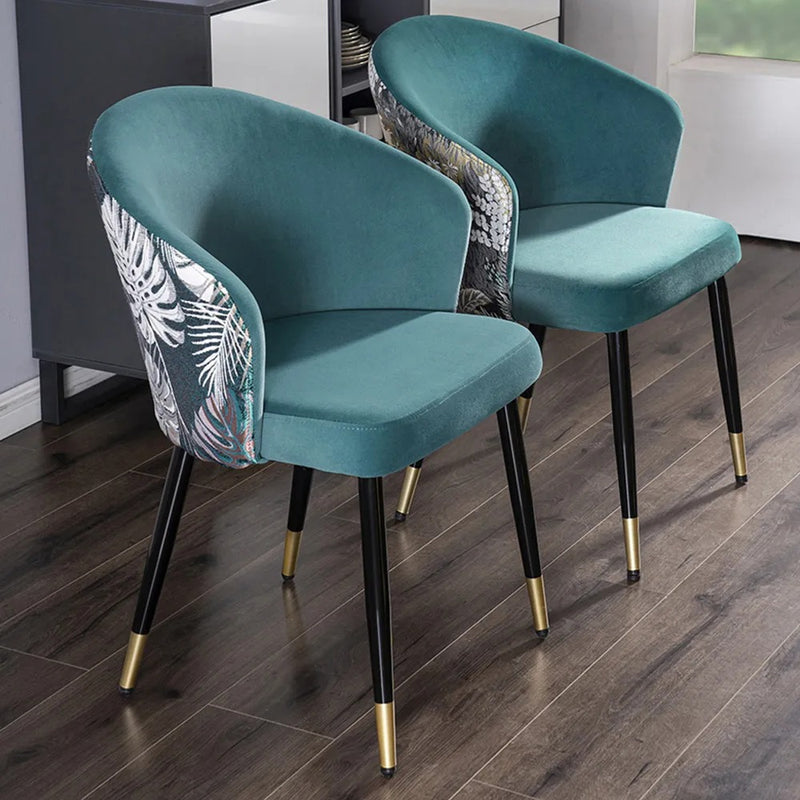 Gioia Tauro Velvet Dining Chair 17.32"D (With 2 Chairs)