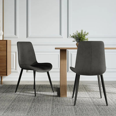 Gioia Tauro Leather Dining Chair 17.32"D (With 2 Chairs)