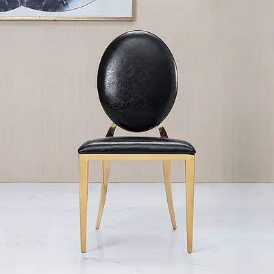Gioia Tauro Leather Dining Chair 18.90"D (With 2 Chairs)