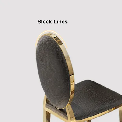 Gioia Tauro Leather Dining Chair 18.90"D (With 2 Chairs)