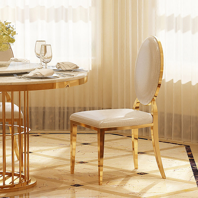 Gioia Tauro Leather Dining Chair 18.90"D (With 2 Chairs)