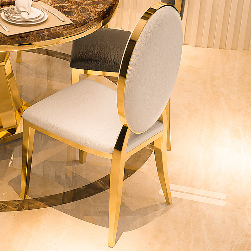 Gioia Tauro Leather Dining Chair 18.90"D (With 2 Chairs)