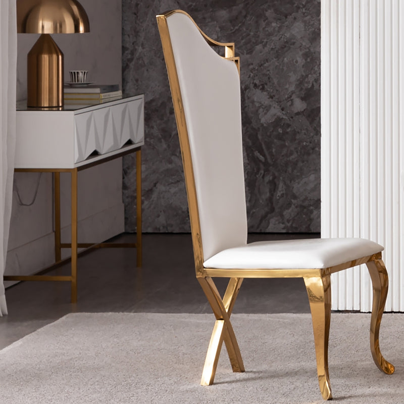 Gioia Tauro Leather Dining Chair 19.69"D (With 2 Chairs)