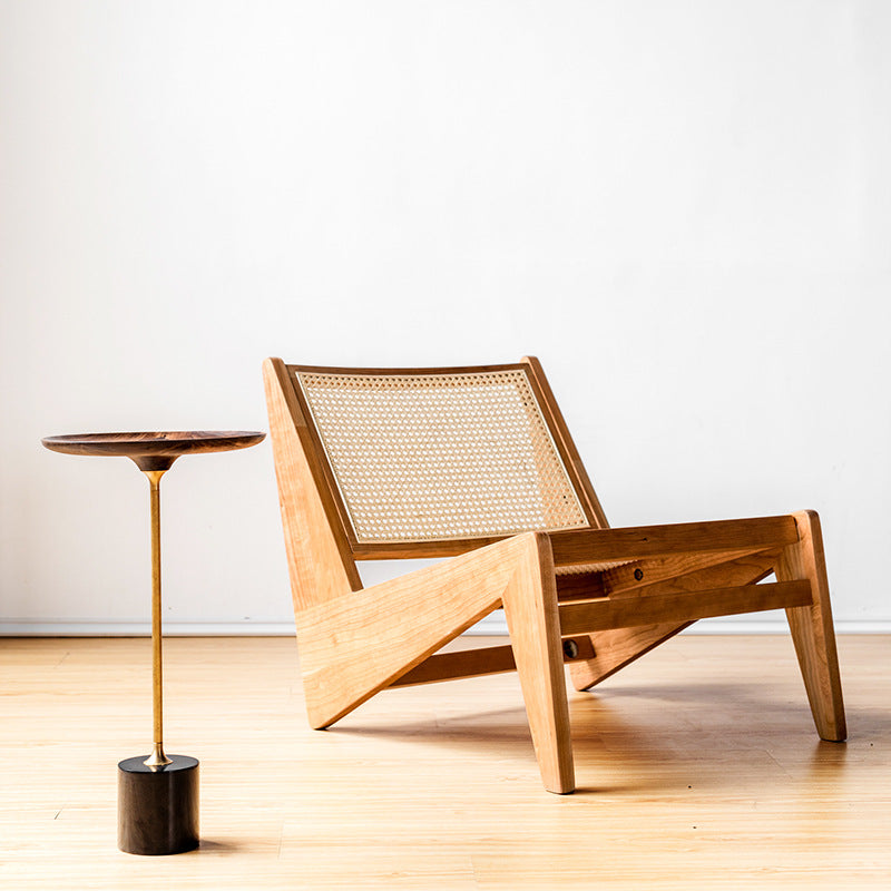 Altamura Walnut  Side Table 11.02"D