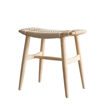 Udine Wood Ash Ottoman 12.20"D