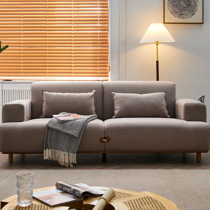 Aosta Light Brown Sofa 85.04"D