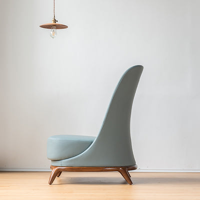 Limena Blue Lounge Chair 28.74 "D