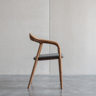 Siderno Walnut Ash Dining Chair 20.87"D
