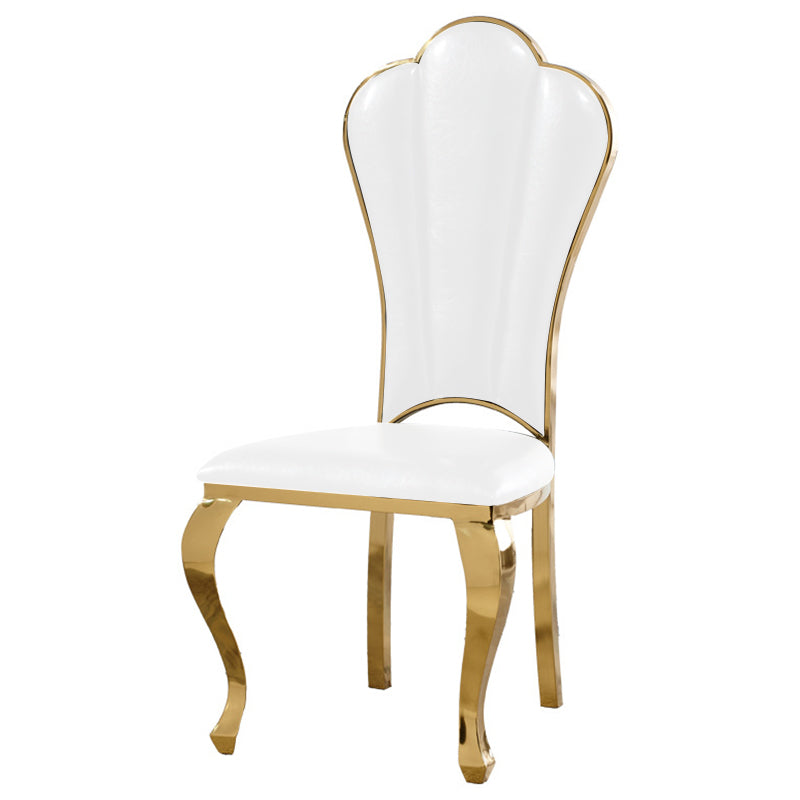 Siderno Black Leather Dining Chair 20.87"D