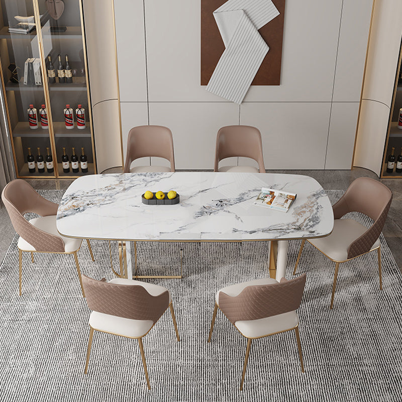 Siderno Beige and Coffee Leather Dining Chair 21.26"D