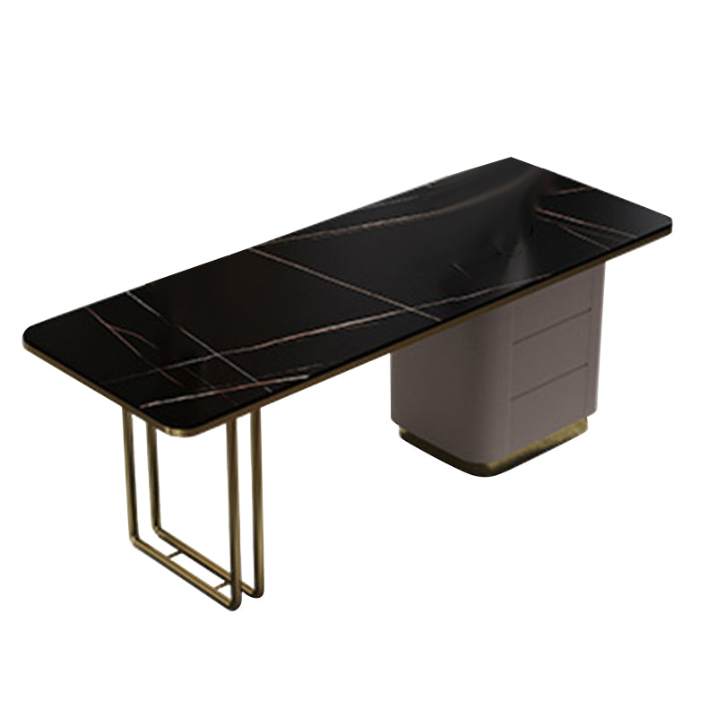 Gela White Slate Desk 62.99"D