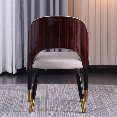 Pomezia Microfiber leather Dining Chairs 22.83"D  (with 2 chairs)
