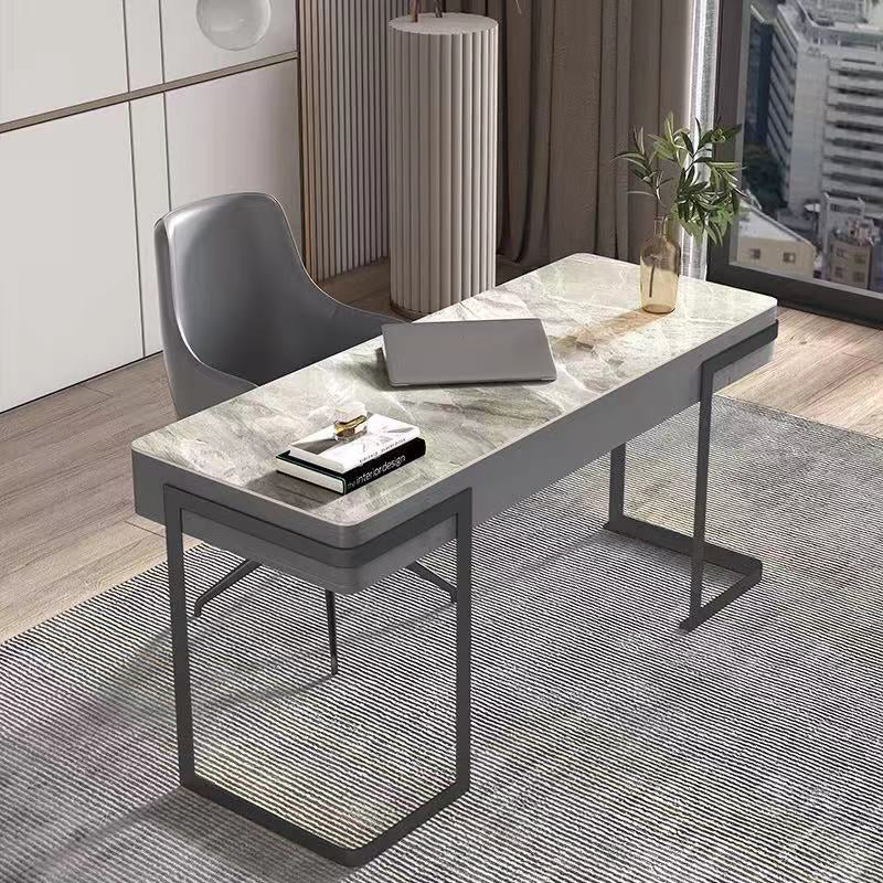 Gela Gold MDF Desk 47.24"D