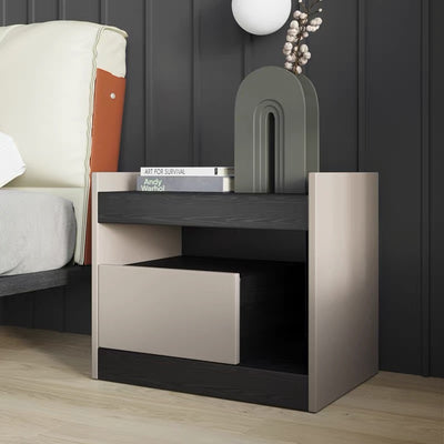 Abruzzo Modern Minimalist Nightstand 21.65''D