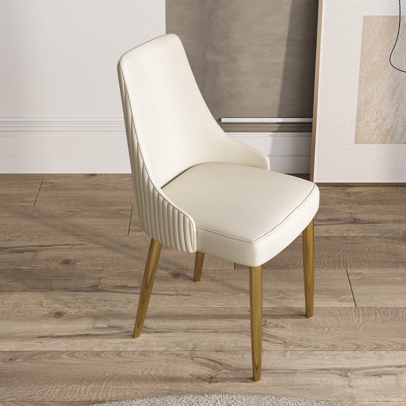 Oristano Leather Dining Chairs 17.71"D  (with 2 chairs)