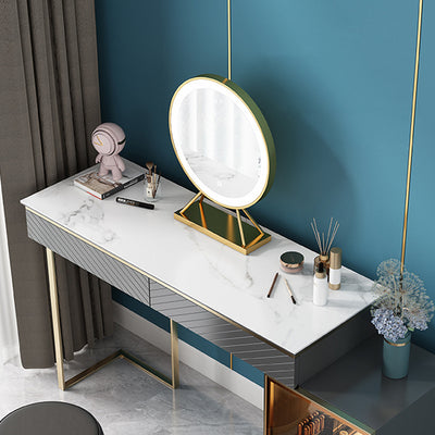 Gallarate Grey Slate Makeup Vanity 31.49"D+11.81"D