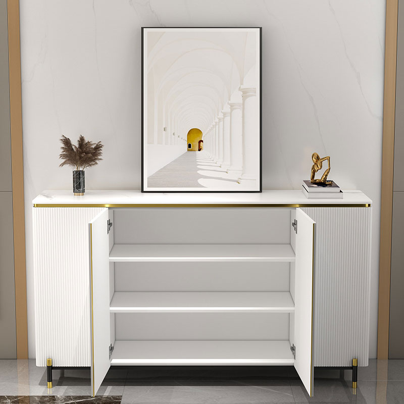 Frosinone White Slate Sideboard 59.06"D