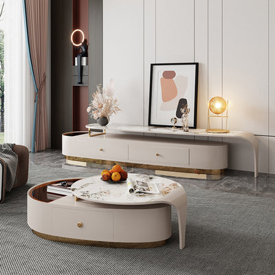 Faenza Slate Living Room Sets 70.87"D+27.17"D+47.24"D