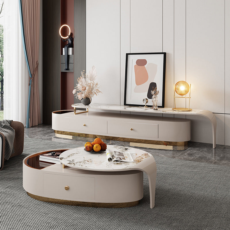 Faenza Slate Living Room Sets 70.87"D+27.17"D+47.24"D