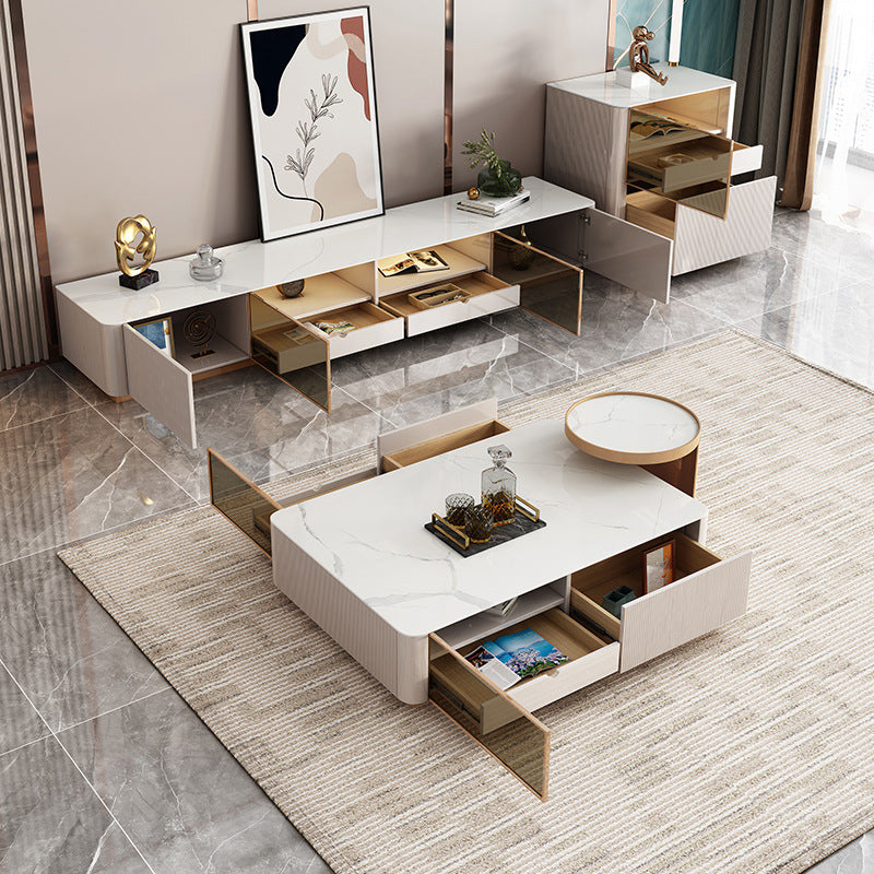 Faenza Living Room Sets 78.74"D+21.65"D+51.18"D+15.7"D
