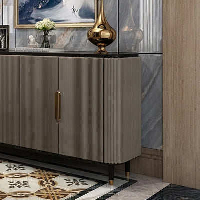 Frosinone Grey Solid Wood Sideboard 47.24"D