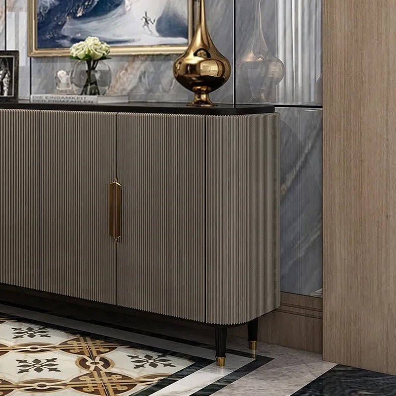 Frosinone Grey Solid Wood Sideboard 47.24"D