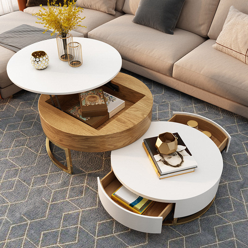 Elba Coffee Tables 31.50"D +27.56"D