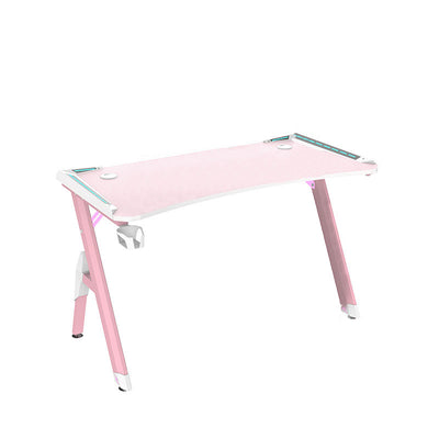 Asti Pink Stainless Steel Gaming Table 55.12"D
