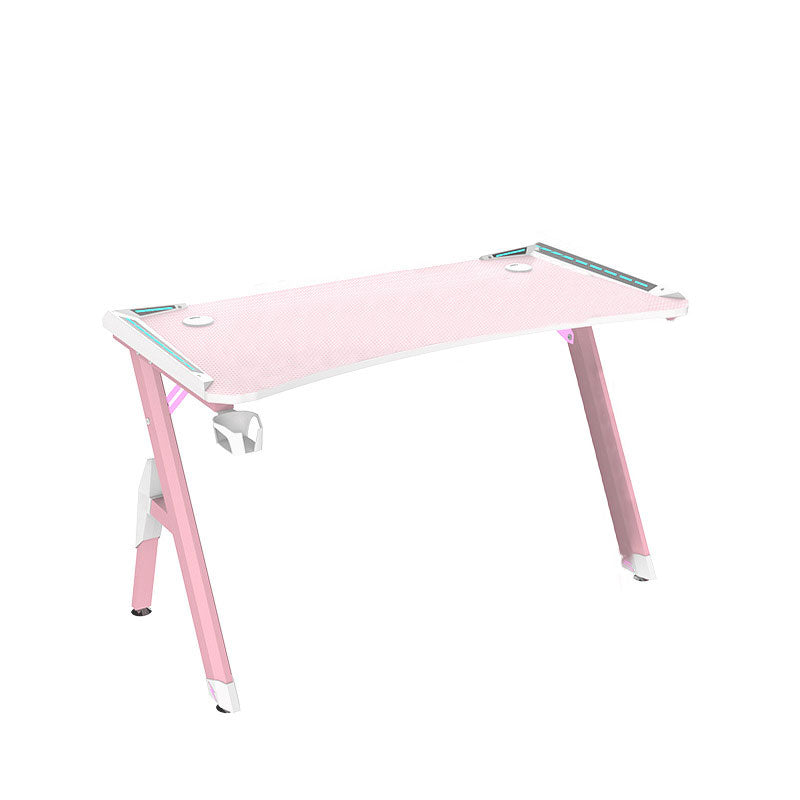 Asti Pink Stainless Steel Gaming Table 55.12"D