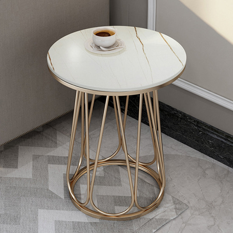 Bergamo Black Slate Side Table 19.68"D