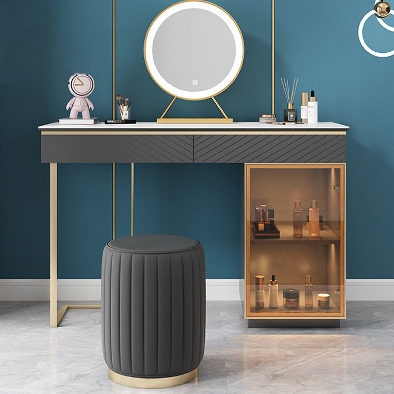 Gallarate Grey Slate Makeup Vanity 31.49"D+11.81"D