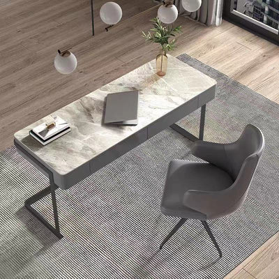 Gela Gold MDF Desk 47.24"D