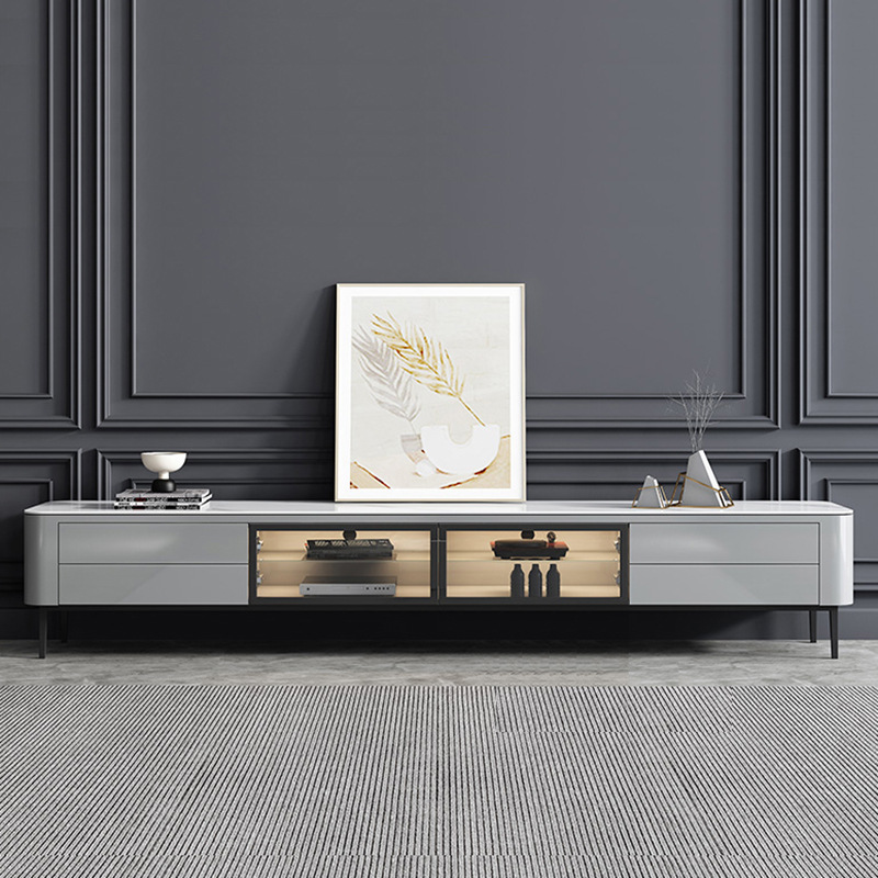 Battipaglia Slate TV Stand 78.74"D