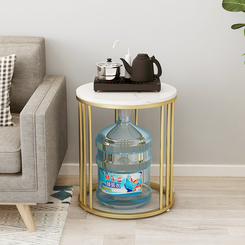 Trieste Marble Side Table 19.69"D