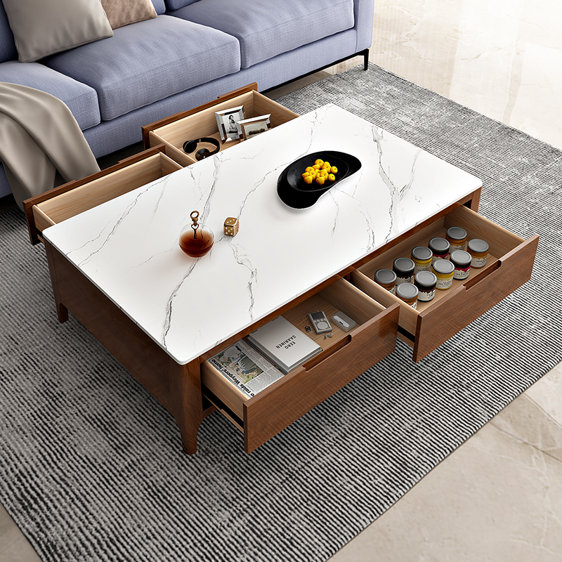 Turin Ash Wood Living Room Sets 78.74"D+51.18"D